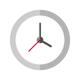 gray clock icon