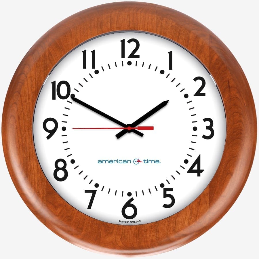 04 12in Light Oak Wood Round Surface Mount