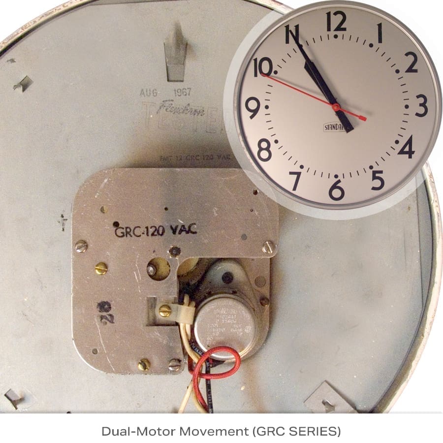 STANDARD GRC Series dual-motor clock