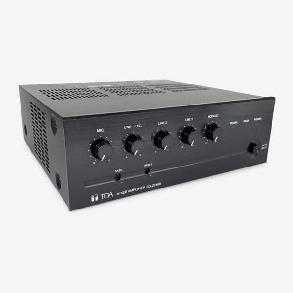 TOA Electronics BG-2240D-AM 240W 5-Input Mixer Amplifier
